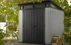 Artisan 7x7 Outdoor Storage Shed - Grey
