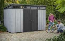 Artisan 11x7 Storage Shed - Grey