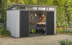 Artisan 11x7 Storage Shed - Grey