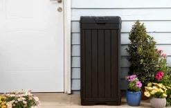 Baltimore Outdoor Trash Can - Black