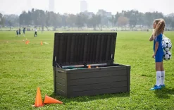 Brightwood 120 Gallon Deck Box - Graphite