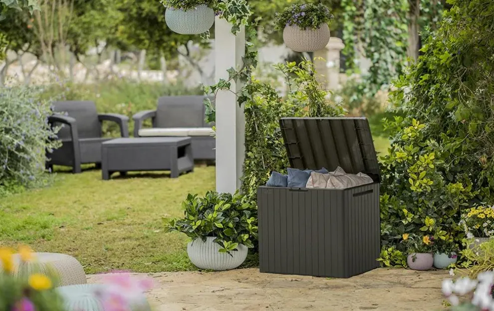 City Box 30 Gallon Deck Box - Taupe