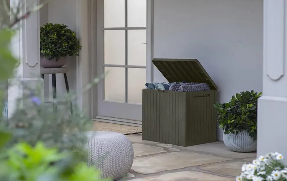 City Box 30 Gallon Deck Box - Taupe