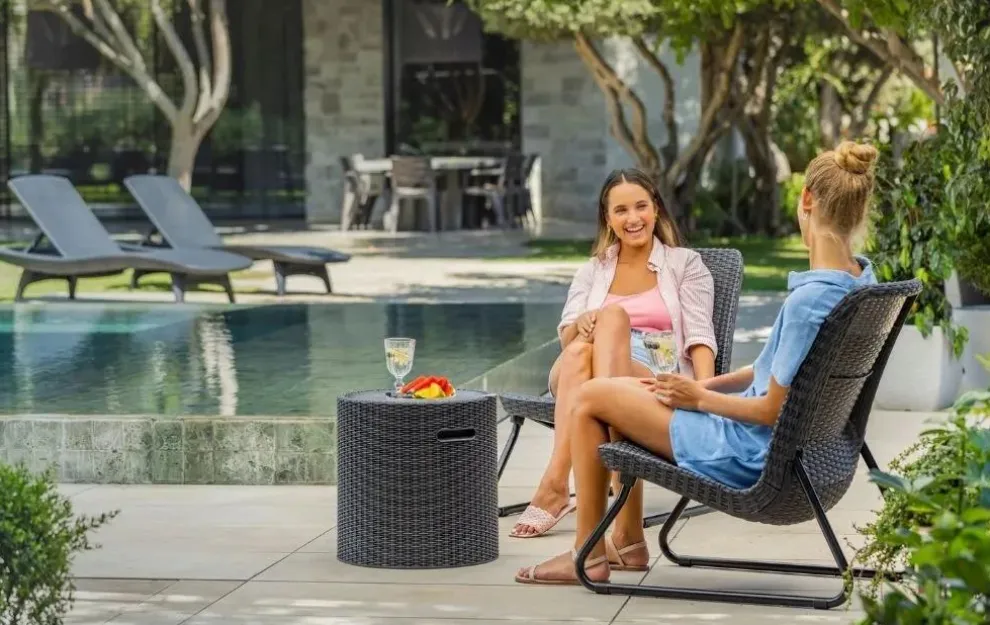 Cooler Side Table - Graphite