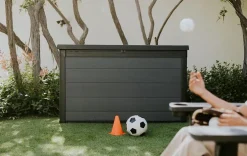 Cortina 200 Gallon Deck Box - Graphite