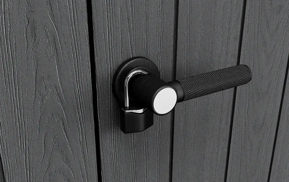 Cortina Alto Storage Shed - Graphite