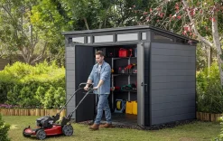 Cortina 9x7 Storage Shed - Graphite