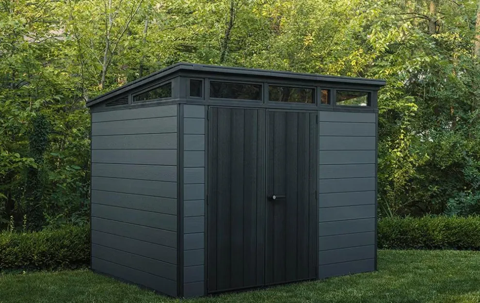Cortina 9x7 Storage Shed - Graphite