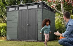 Cortina 9x7 Storage Shed - Green