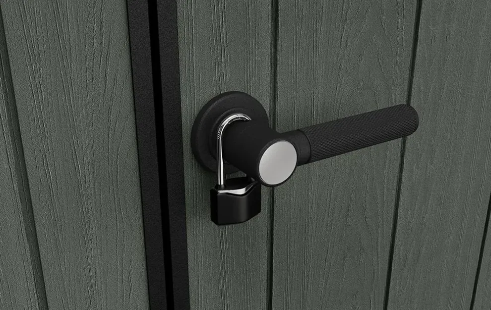 Cortina 9x7 Storage Shed - Green