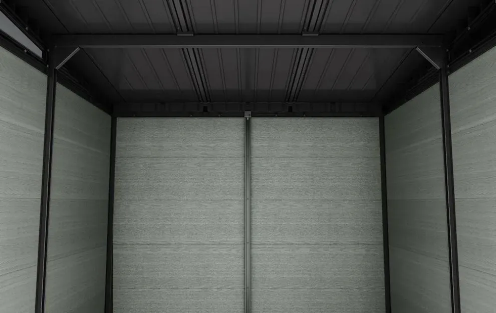 Cortina 9x7 Storage Shed - Green