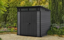 Cortina 7x7 Storage Shed - Graphite