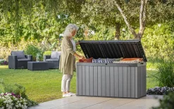 Darwin 150 Gallon Deck Box - Graphite
