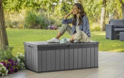Darwin 100 Gallon Deck Box - Graphite