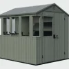 Darwin 6x8 Potting Shed - Green