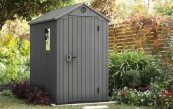 Darwin 4x6 Storage Shed - Graphite