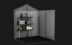 Darwin 6x6 Storage Shed - Graphite