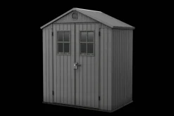 Darwin 6x4 Storage Shed with Windows - Graphite