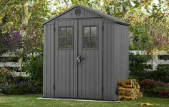 Darwin 6x4 Storage Shed with Windows - Graphite