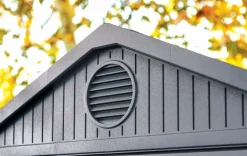 Darwin 6x4 Storage Shed with Windows - Graphite