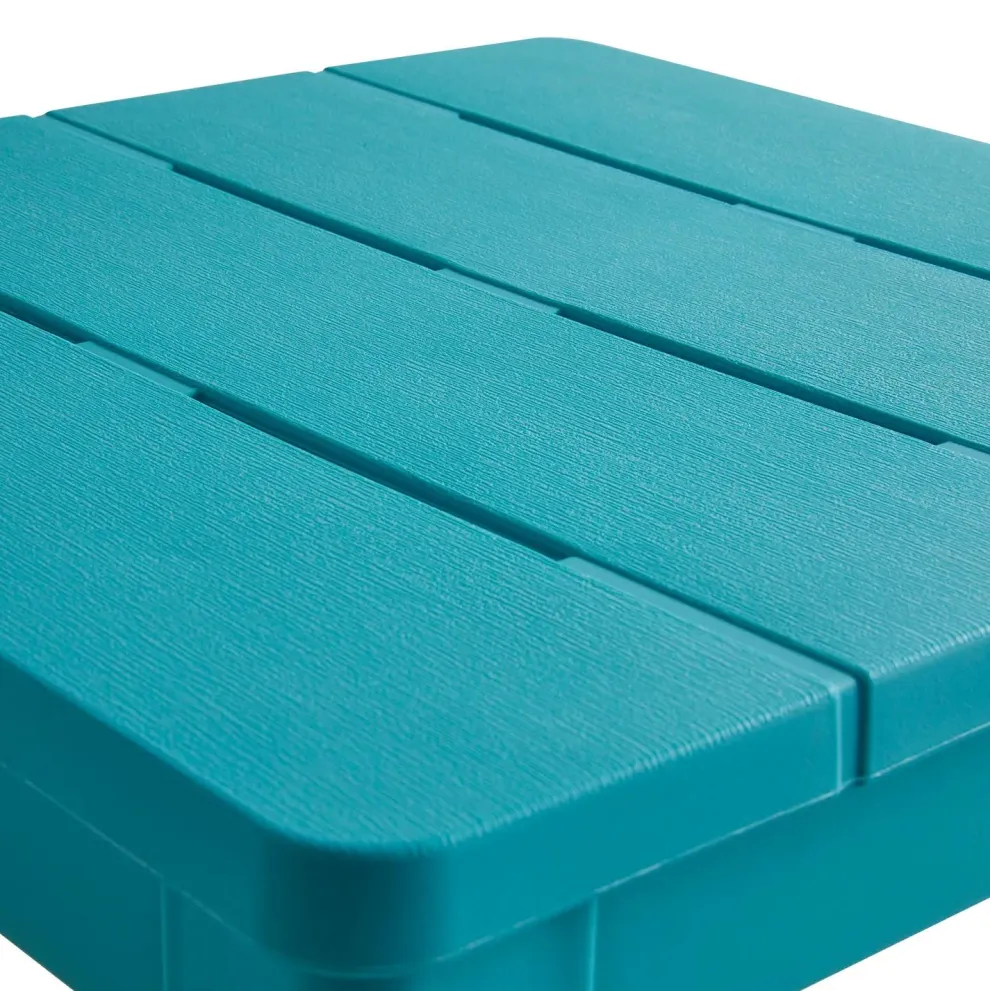 Deluxe Adirondack Side Table - Teal