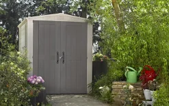 Factor 6x6 Storage Shed - Brown