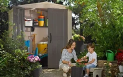 Factor 6x6 Storage Shed - Brown