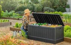Kentwood 92 Gallon Deck Box - Graphite