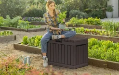 Kentwood 50 Gallon Deck Box - Brown