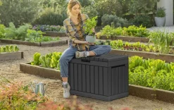 Kentwood 50 Gallon Deck Box - Graphite