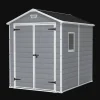 Manor 6x8 Storage Shed - Grey