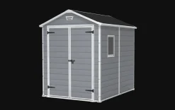 Manor 6x8 Storage Shed - Grey