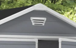 Manor 6x8 Storage Shed - Grey