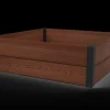 Maple Raised Garden Bed - Brown