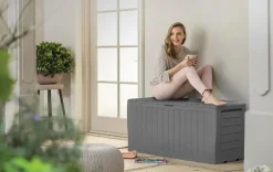 Marvel 71 Gallon Deck Box - Grey