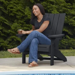 Modern Adirondack Chair - Graphite