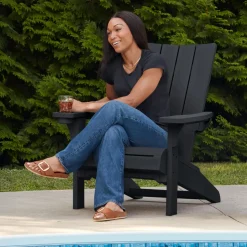 Modern Adirondack Chair - Graphite