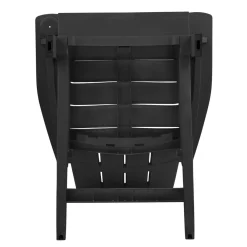 Modern Adirondack Chair - Black