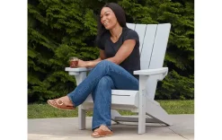 Modern Adirondack Chair - White