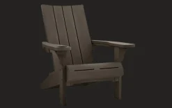 Modern Adirondack Chair - Brown