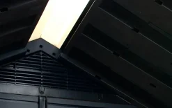 Newton Plus 7.5x7 Storage Shed - Graphite