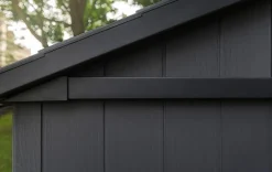 Newton Plus 7.5x11 Storage Shed - Graphite