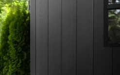 Newton Plus 7.5x11 Storage Shed - Graphite