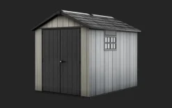 Oakland 7.5x9 Storage Shed - Grey