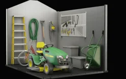 Oakland 7.5x9 Storage Shed - Grey