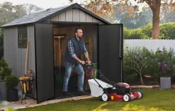 Oakland 7.5x9 Storage Shed - Grey