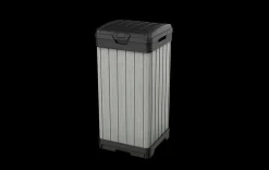 Rockford Outdoor Trash Can - Grey