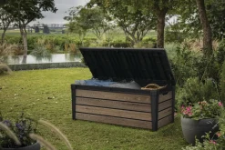 Signature 120 Gallon Deck Box - Walnut Brown