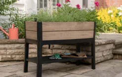 Signature 29 Gallon Elevated Garden Bed - Ashwood Brown