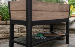 Signature 29 Gallon Elevated Garden Bed - Ashwood Brown